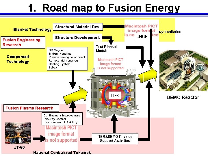 1. Road map to Fusion Energy Blanket Technology Heavy Irradiation IFMIF Structure Development Fusion