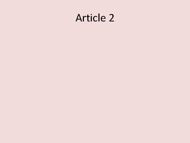 Article 2 