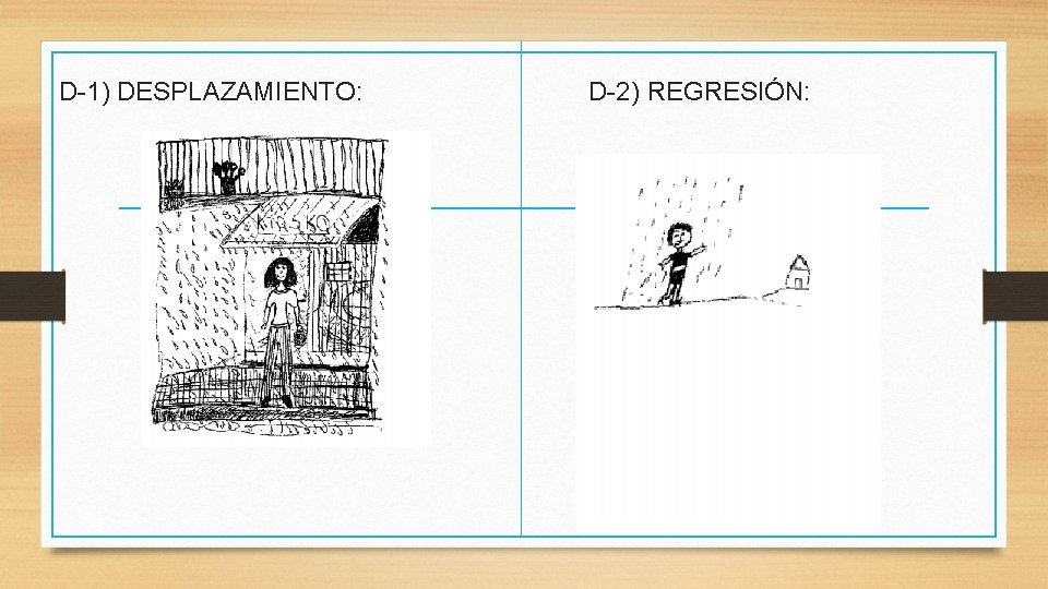 D-1) DESPLAZAMIENTO: D-2) REGRESIÓN: 