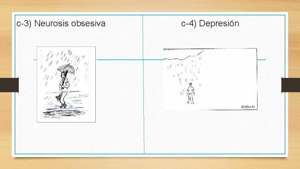 c-3) Neurosis obsesiva c-4) Depresión 