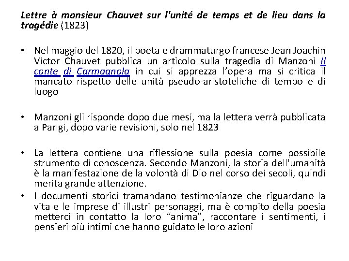 Lettre à monsieur Chauvet sur l'unité de temps et de lieu dans la tragédie