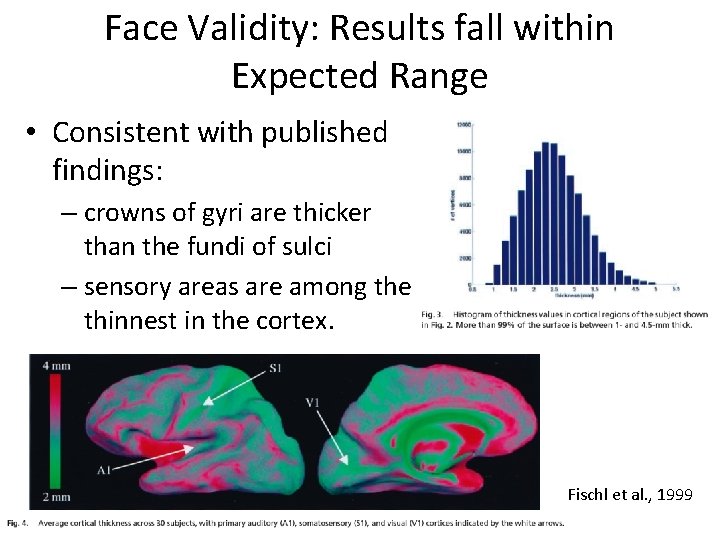 Face Validity: Results fall within Expected Range • Consistent with published findings: – crowns