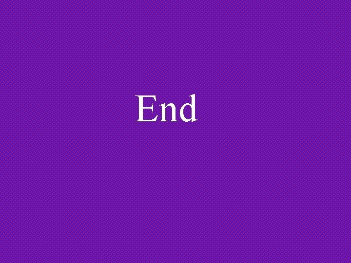 End 