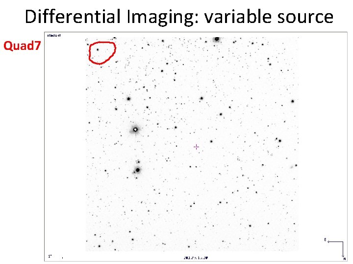 Differential Imaging: variable source Quad 7 