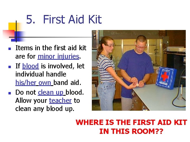 Part 1 Lab Safety Earth and Environmental Science