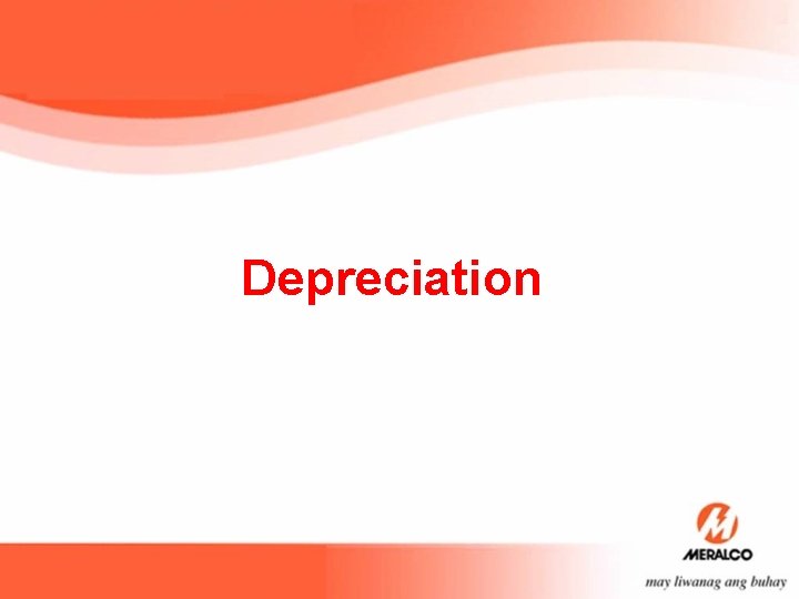 Depreciation 