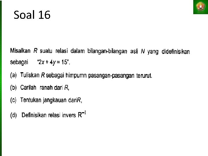 Soal 16 