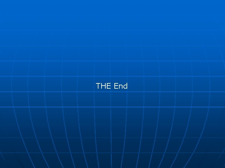 THE End 