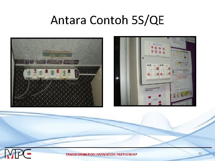 Antara Contoh 5 S/QE TRANSFORMATION INNOVATION PARTNERSHIP 46 