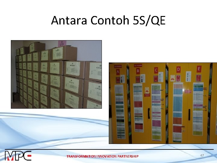 Antara Contoh 5 S/QE TRANSFORMATION INNOVATION PARTNERSHIP 47 