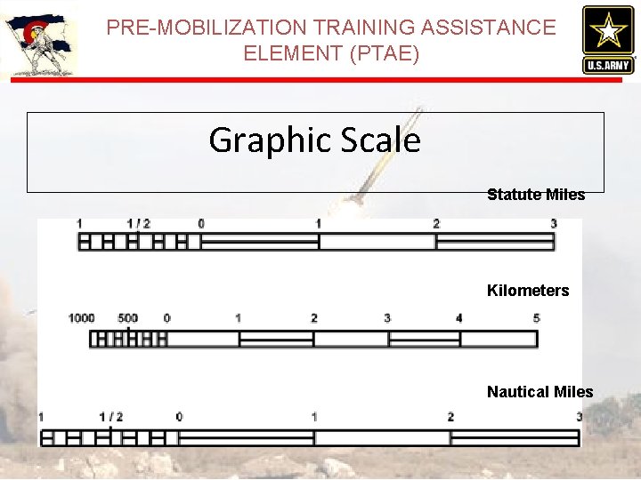 PRE-MOBILIZATION TRAINING ASSISTANCE ELEMENT (PTAE) Graphic Scale Statute Miles Kilometers Nautical Miles 