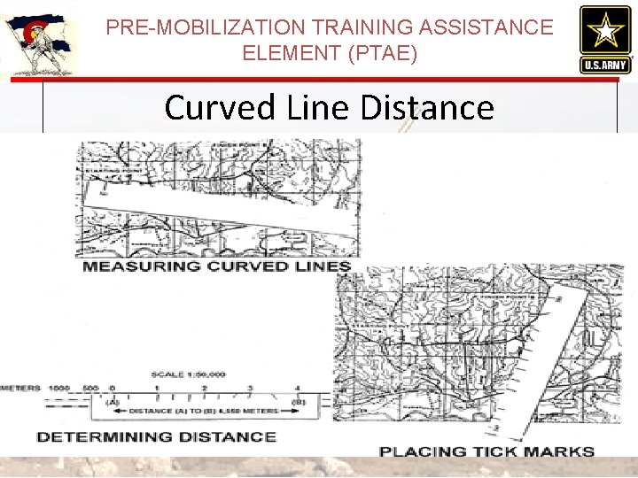 PRE-MOBILIZATION TRAINING ASSISTANCE ELEMENT (PTAE) Curved Line Distance 