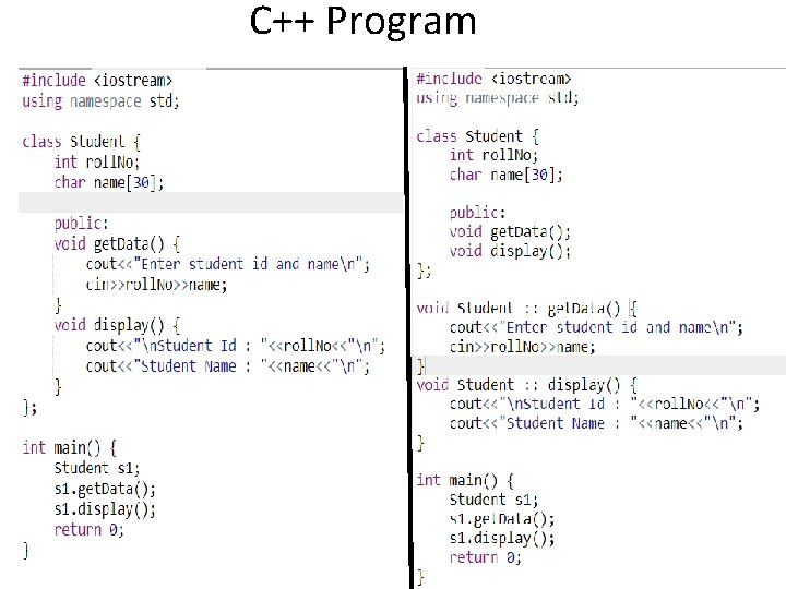 C++ Program 