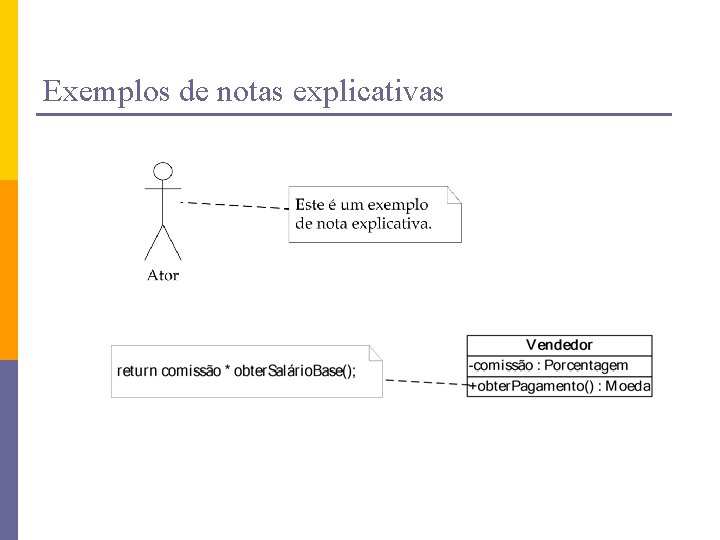 Exemplos de notas explicativas 