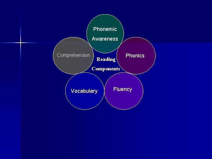 Phonemic Awareness Comprehension Reading Phonics Components Vocabulary Fluency 