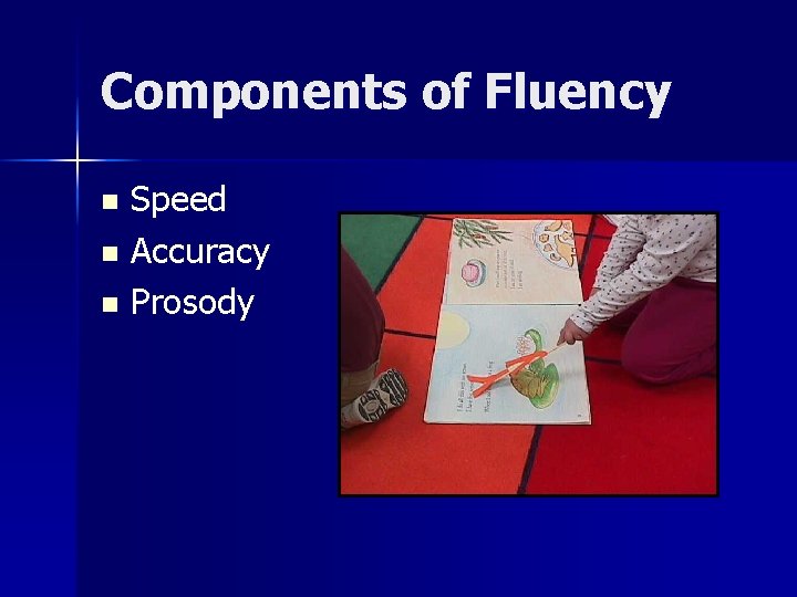 Components of Fluency Speed n Accuracy n Prosody n 