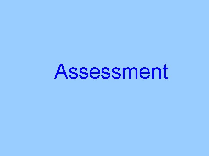 Assessment 