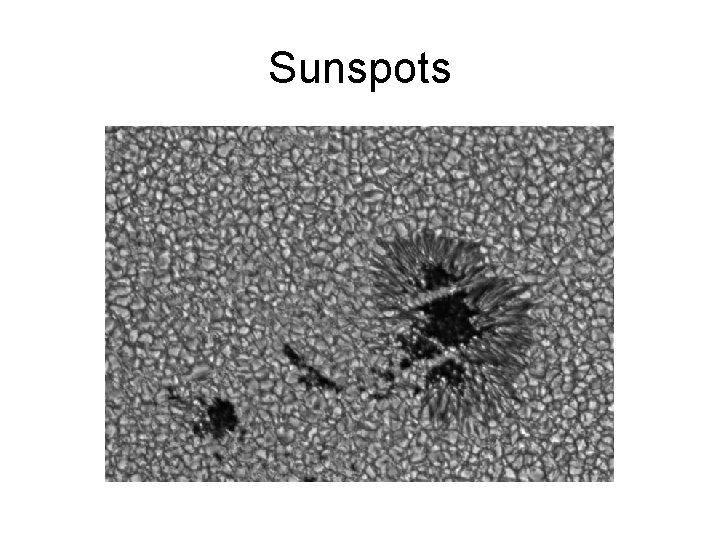 Sunspots 