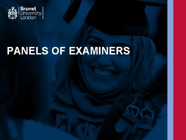 PANELS OF EXAMINERS 