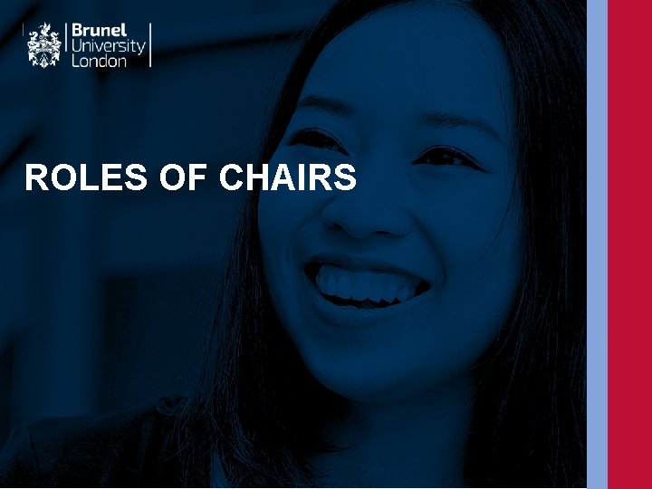 ROLES OF CHAIRS 