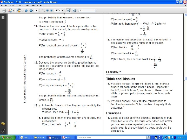 Probability of Independent and 10 -6 Dependent Events 