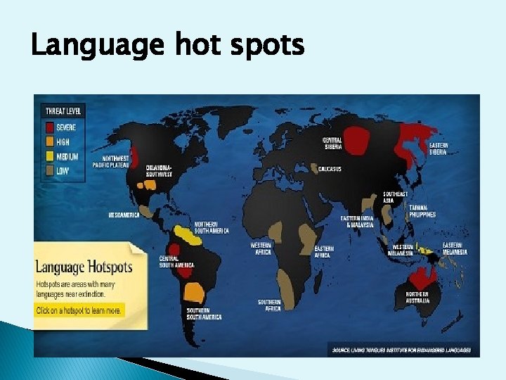 Language hot spots 