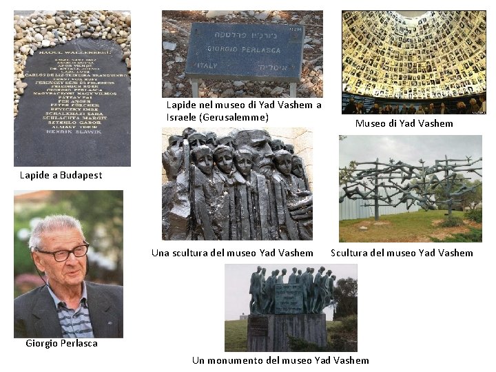 Lapide nel museo di Yad Vashem a Israele (Gerusalemme) Museo di Yad Vashem Lapide