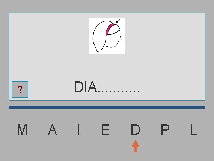 DIA. . . ? M A I E D P L 