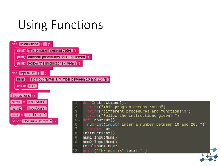Using Functions 