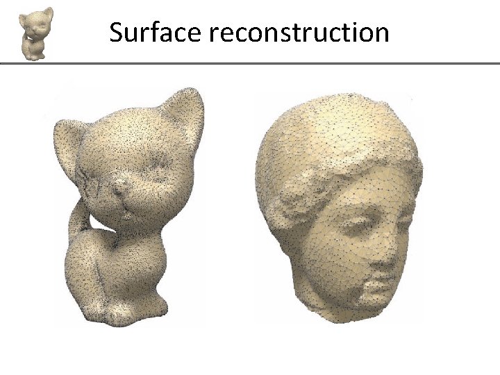 Surface reconstruction 