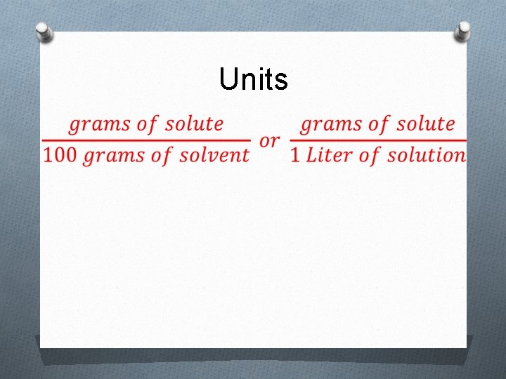 Units 