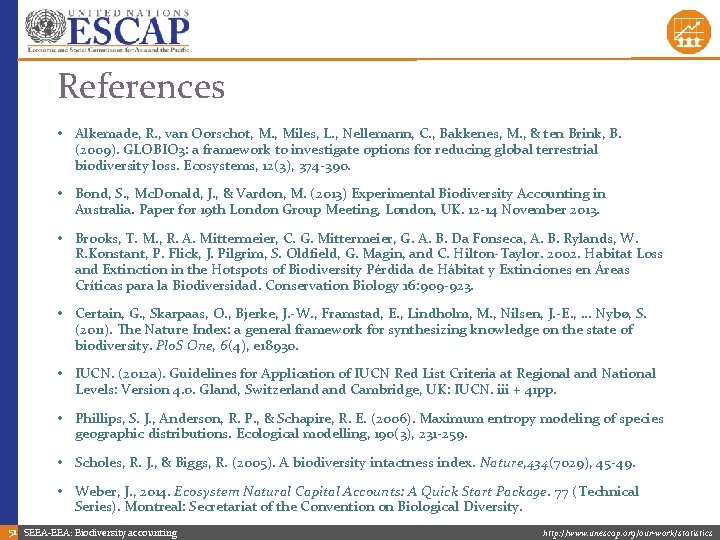 References • Alkemade, R. , van Oorschot, M. , Miles, L. , Nellemann, C.