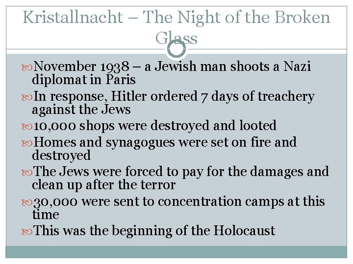 Kristallnacht – The Night of the Broken Glass November 1938 – a Jewish man