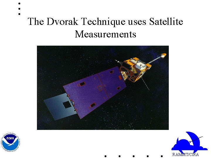 The Dvorak Technique uses Satellite Measurements RAMMT/CIRA 
