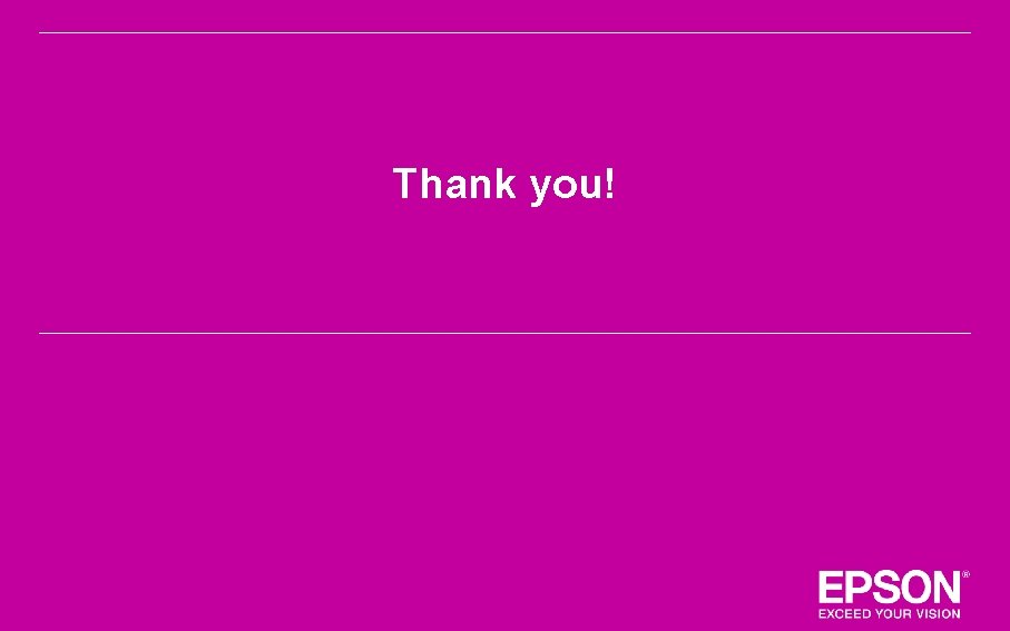 Thank you! Thank you!