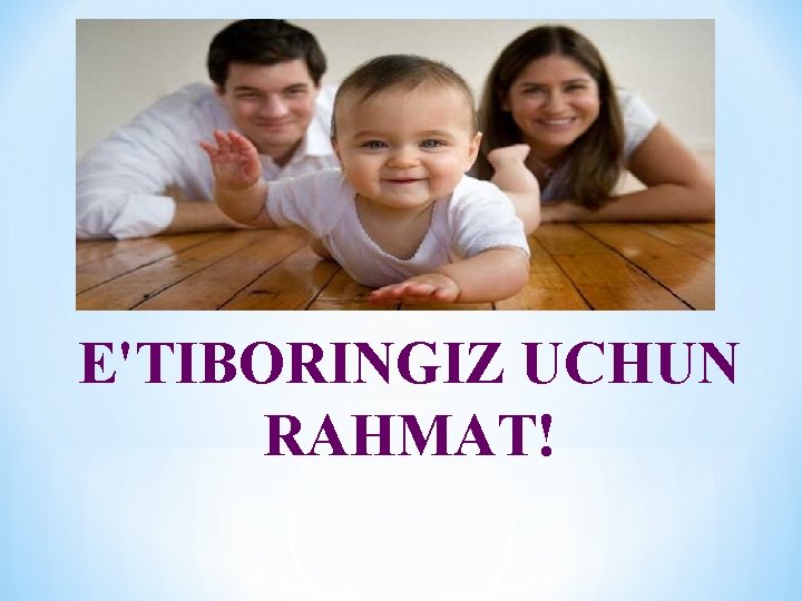 E'TIBORINGIZ UCHUN RАHMАT! 