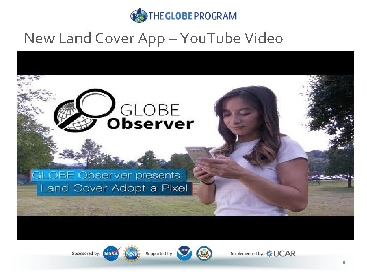 New Land Cover App – You. Tube Video 5 