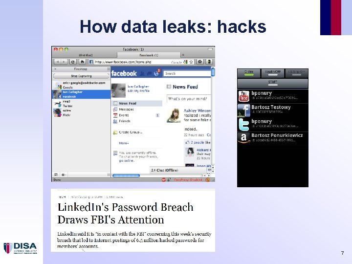 How data leaks: hacks 7 