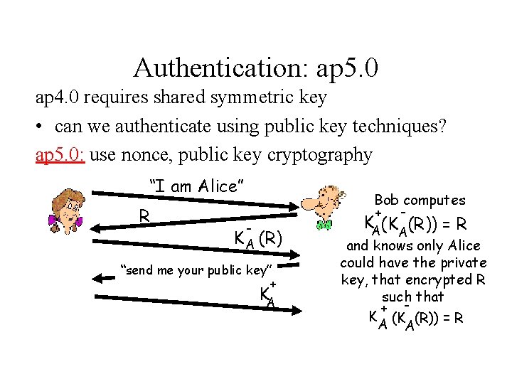 Authentication: ap 5. 0 ap 4. 0 requires shared symmetric key • can we