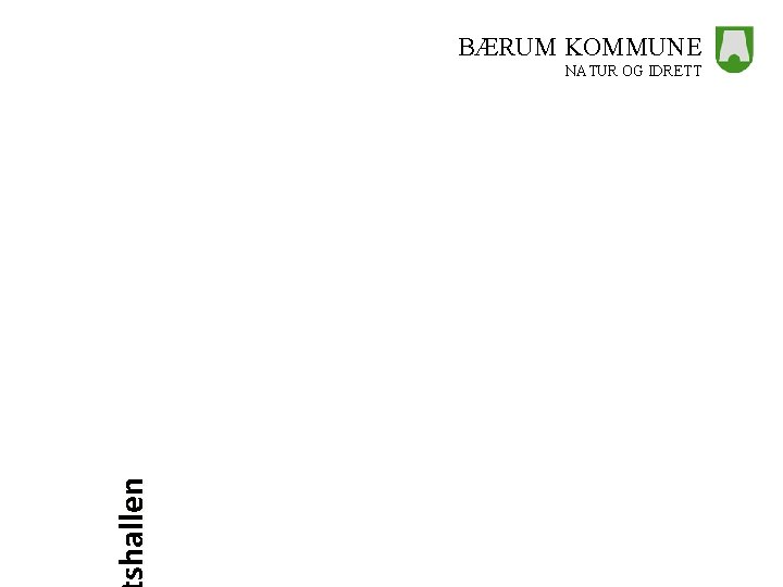 BÆRUM KOMMUNE shallen NATUR OG IDRETT 
