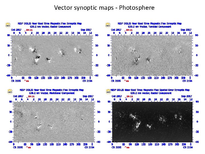 Vector synoptic maps - Photosphere 