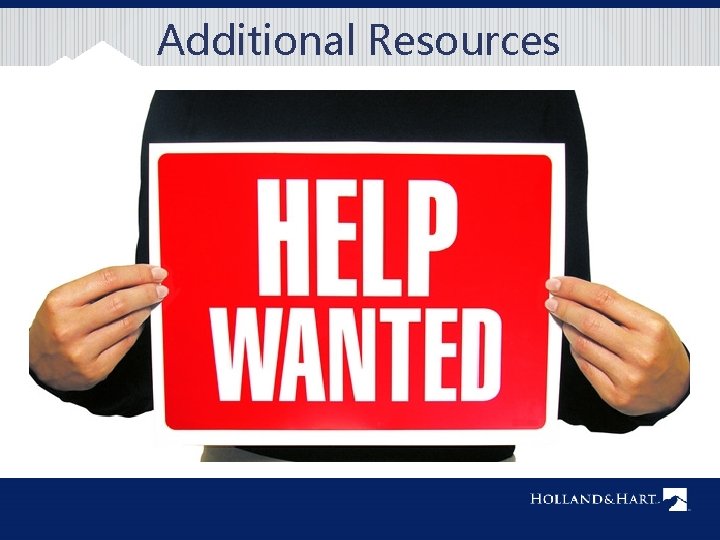 Additional Resources 