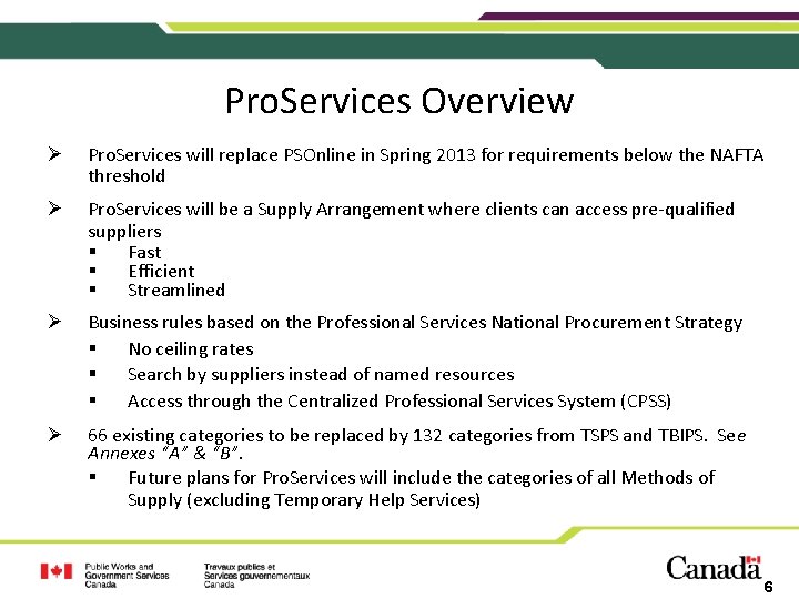 Pro. Services Overview Ø Pro. Services will replace PSOnline in Spring 2013 for requirements