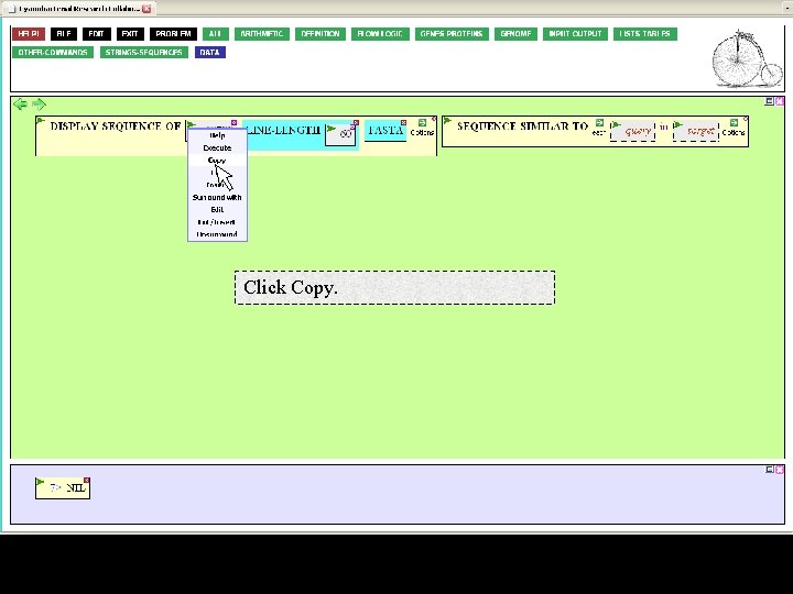 Click Copy. Click Copy.