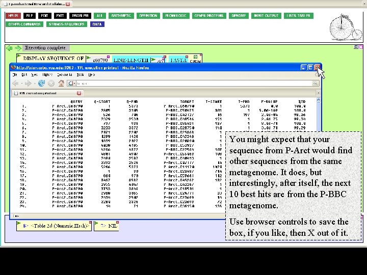 You might expect that your sequence from P-Arct would find other sequences from the