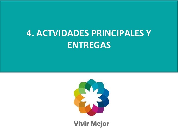 4. ACTVIDADES PRINCIPALES Y ENTREGAS 