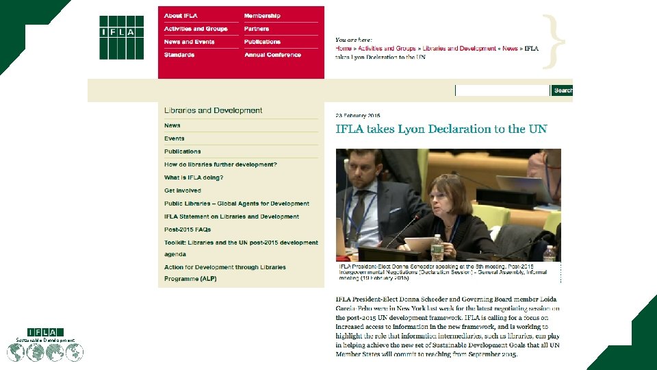 Sustainable Development Sustainable Development