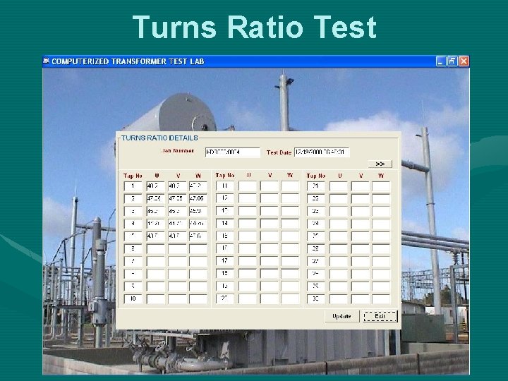Turns Ratio Test 