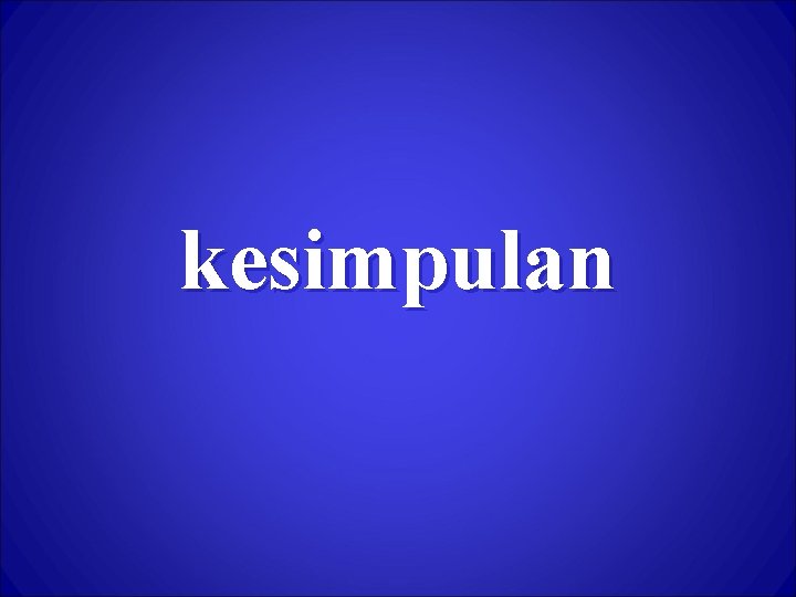 kesimpulan 