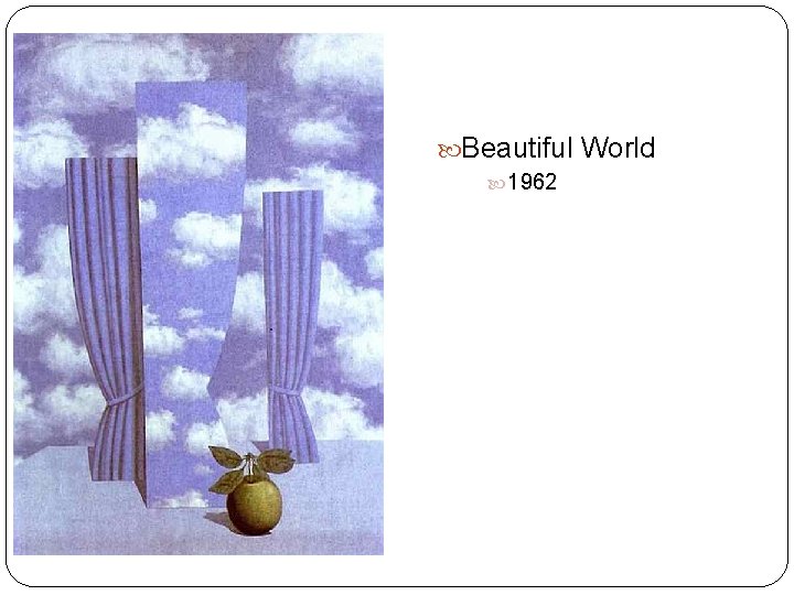  Beautiful World 1962 